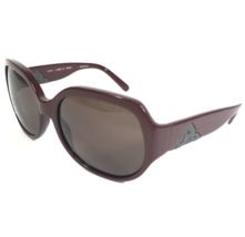 BCBGMAXAZRIA Sunglasses SWANK Mahogany Red Brown Square Frames with brow... - £32.74 GBP