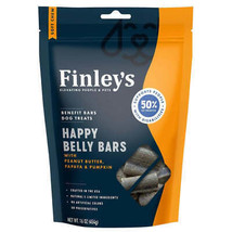 Finleys Dog Soft Chew Benefit Bars Happy Belly 16oz. - £20.42 GBP