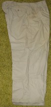 Men&#39;s Khaki Cotton Poly PANTS Size 48 x 32 George - €6,98 EUR