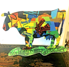 Aluminum Cows &quot; Dora &quot; Sculpture By David Gerstein - £153.03 GBP