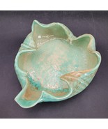 Vintage MCM Artistic Potteries California #206 Free Form Folded Green Gr... - $16.23 CAD