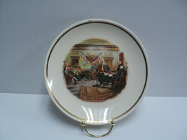 Vintage Decorator Collective Plate Declaration of Independence, by John Trumbull - £7.98 GBP