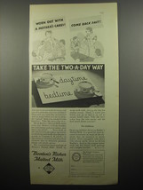 1932 Borden&#39;s Malted Milk Ad - Worn out with a mother&#39;s cares? Come back fast! - £14.78 GBP