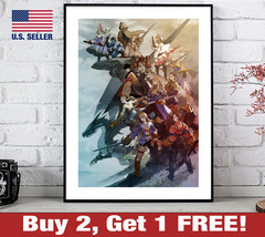 Final Fantasy Tactics Poster 18&quot; x 24&quot; Print Game Room Wall Art - £10.60 GBP