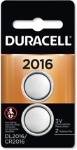 Duracell DL2016B2PK Lithium Coin Battery, 2016, 2/Pack - £12.78 GBP