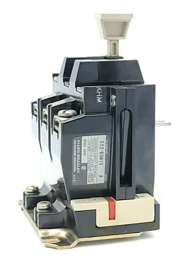Primary image for ALLEN BRADLEY 592-BOW16 OVERLOAD RELAY 40AMP 120-600VAC SER. A