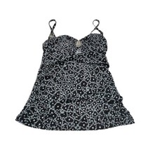 allbrand365 Womens Swimwear Tankini Top Size 8 Color Black - £66.03 GBP