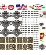 Elegant Vintage Jewelry Box Hardware Set with Decorative Lock - 6 Pieces - $350.07 MXN