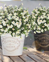 Artificial Flowers For Outdoors, 12 Bundles Faux Flowers For Planters,, ... - $31.93