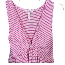 Matilda Jane Pink White Striped Sleeveless Dress XS - £17.24 GBP