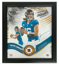 Trevor Lawrence Jaguars Framed 15&quot; x 17&quot; Game Used-Football Collage LE 1... - £211.73 GBP