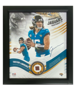 Trevor Lawrence Jaguars Framed 15&quot; x 17&quot; Game Used-Football Collage LE 1... - £212.74 GBP