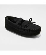Toddler Girls&#39; Celina Moccasin Slippers - Cat &amp; Jack (Size 9) BLACK - NE... - $192.08 MXN
