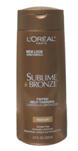 L’Oreal Sublime Bronze Tinted Self-Tanning Lotion Medium  6.7 oz Luminou... - $24.99