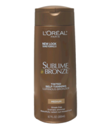 L’Oreal Sublime Bronze Tinted Self-Tanning Lotion Medium  6.7 oz Luminou... - $24.99