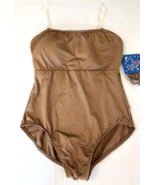 Motionwear 2485 Convertible Strap Leotard, Mocha, Women&#39;s Size 1X, NWT - €16,30 EUR