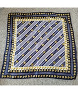 Vintage Robinson Golluber Multicolor Floral Print 26” Square Scarf Made ... - $16.23 CAD
