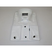 Men's Makrom Turkey Formal Tuxedo Shirt Cotton Lay-down  5676-420 White image 2
