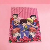 Ouran Koukou Host Club Flannel Throw Blanket 41”x49”* Rare-HTF pink - £23.70 GBP