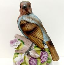 Bird Statue Figurine Grape Vintage Ceramic Martin/Grackle 1970-80s 6.5&quot; ... - $7.00 CAD