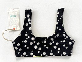 MAAJI Girls Reversible Bikini Top Black Multi Floral ( 8 ) - £61.89 GBP