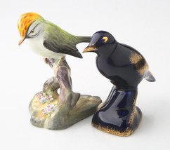 Lot De 2 Porcelaine Oiseau Figurines (Staffordshire &amp; Limoges), Grand État - $2,463.69 MXN