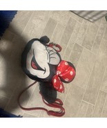 Disney Minnie Mouse plush face crossbody Bag purse - $111.38 MXN