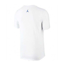 allbrand365 Designer Mens Spike 40 Player T-Shirt, X-Large, White/Blue/O... - $40.40