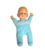 Uneeda Baby Doll Soft Body Blue Pajamas Blue Eyes Molded Head 12&quot; 2012 - $207.64 MXN