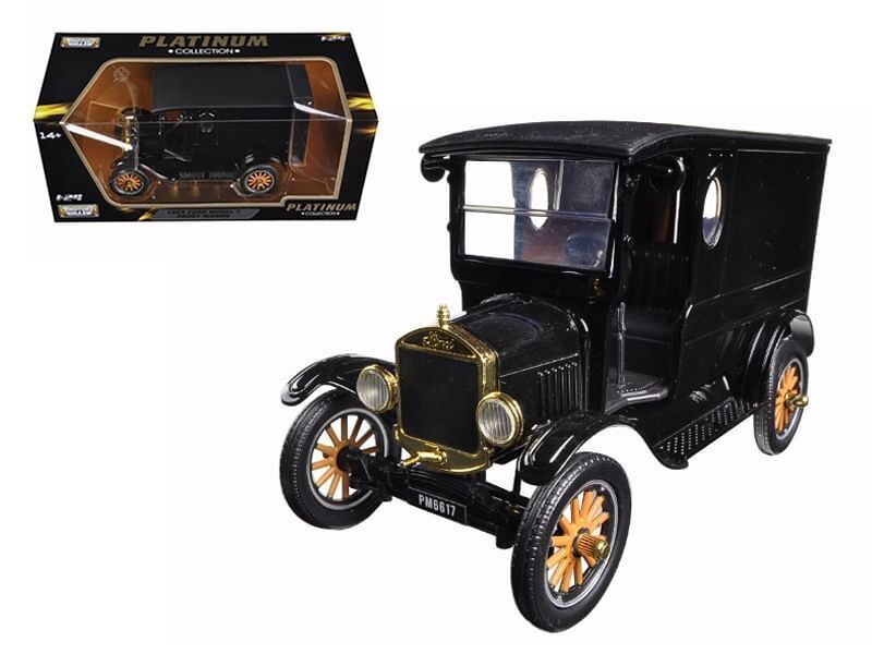 1925 Ford Model T Paddy Wagon Black 1/24 Diecast Model Car by Motormax - $47.75