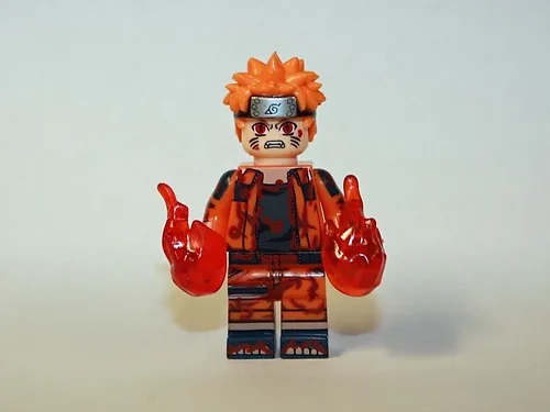 PAPBRIKS Uzumaki Naruto orange Cartoon TV Show Anime Custome Minifigures - £5.12 GBP