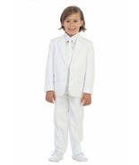 Boys White Slim Suit (Scholar) - $1,308.45 MXN+
