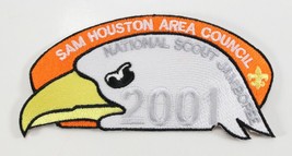 Vintage 2001 Sam Houston Jamboree Orange Boy Scout BSA CSP Shoulder Patch - $11.69