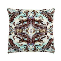 BANKE KUKU Home Delta Collection Royal Cushion Mint Small 45CM X 45CM - £57.59 GBP