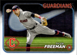 2024 Topps #353 Tyler Freeman NM-MT Guardians ID:71227 - $1.67