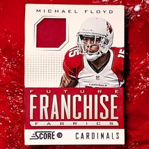 Michael Floyd 2013 Score Future Franchise Fabrics Cards Jersey Patch Notre Dame! - $6.08