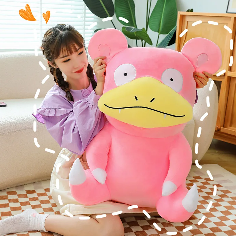 2023 Pokemon Slowpoke Stuffed Plush Toys Cartoon Cute Anime Plush Dolls Kawaii - £25.77 GBP+