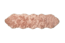 6' X 6' Grey Faux Fur Washable Non Skid Area Rug - €176,67 EUR