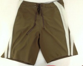O&#39;Neill Board Shorts Men&#39;s Size 32 Polyester Blend Brown Swim Shorts  - £7.88 GBP