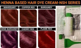 Red colors henna hair dye cream nsh series nisha no marks thumb200