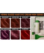 RED HENNA HAIR DYE CREAM-DYE GRAY HAIR OR CHANGE HAIR COLOR RED SHADES - £11.16 GBP