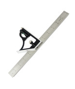 12&quot; Combination Square | Angle Level Depth Gauge Ruler Combo SAE MM Metric - $9.49