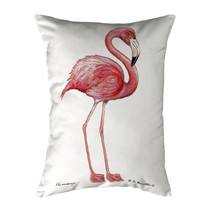 Betsy Drake Flamingo Noncorded Pillow 16x20 - £43.41 GBP