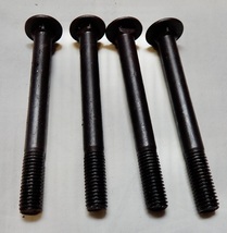 Carriage Bolts 1/2&quot; x 5&quot; x 13 TPI You Choose Amount Black Coating USA 165X - £5.10 GBP+