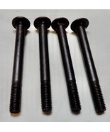 Carriage Bolts 1/2&quot; x 5&quot; x 13 TPI You Choose Amount Black Coating USA 165X - £5.15 GBP+
