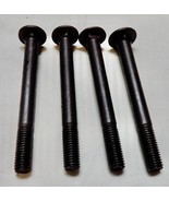 Carriage Bolts 1/2&quot; x 5&quot; x 13 TPI You Choose Amount Black Coating USA 165X - £5.17 GBP+