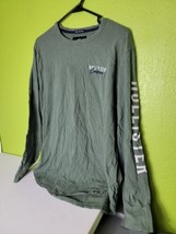Hollister California Long Sleeve Shirt Green Mens XL  - £21.10 GBP