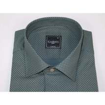 Men Shirt Hankie CASILA Turkey Cotton Blend Long Sleeves 502100-02 Olive Dots image 5