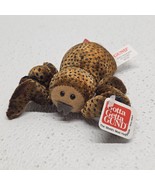 Gund Eerie Crawler Zip Along Brown Spider 4&quot; Plush With Tag - $19.70