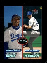 2001 Fleer Ultra #243 Jeff D&#39;AMICO/HECTOR Ortiz Nmmt Royals - £1.82 GBP